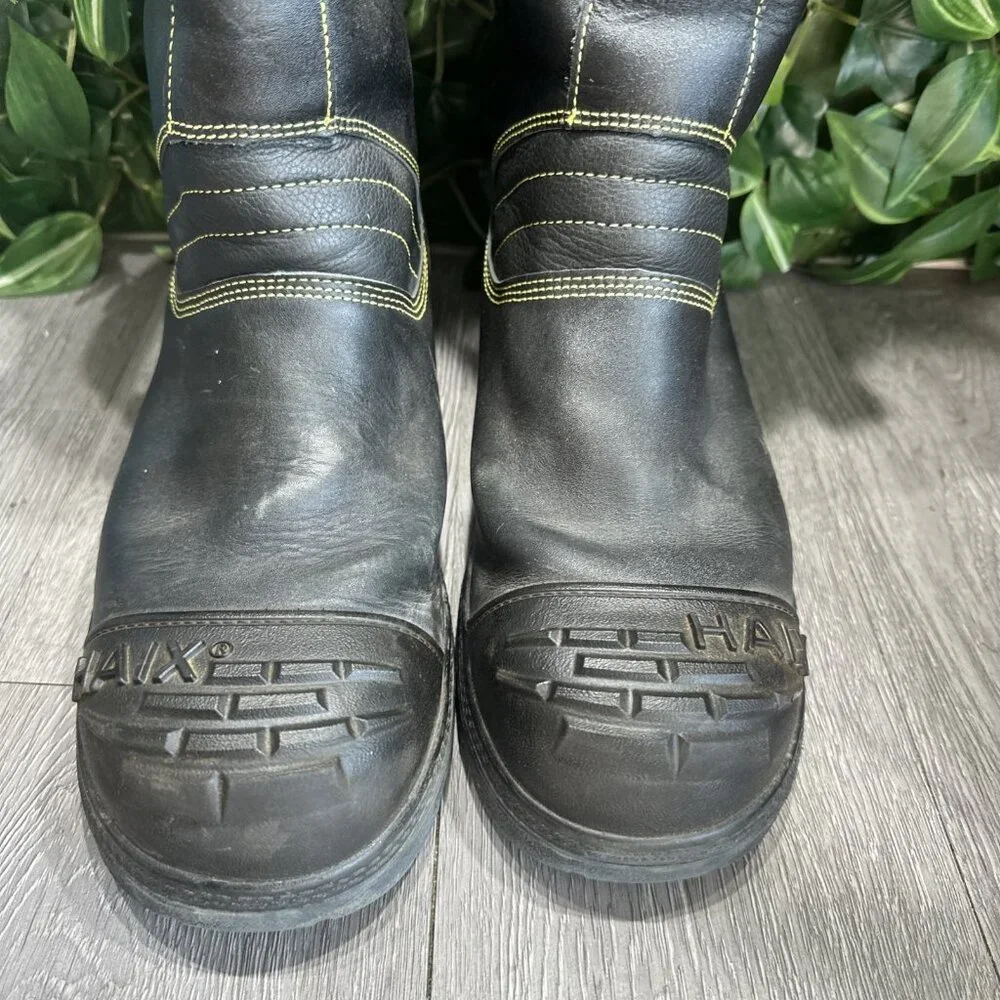 HIAX Fire Hunter Xtreme leather Structural Firefighting Fire Boots Size 11.5 M